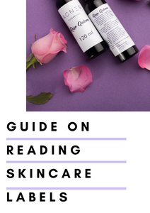 GUIDE ON READING SKINCARE LABELS